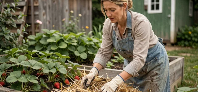 Comment réduire l’arrosage de vos fraisiers grâce au paillage naturel Comment réduire l’arrosage de vos fraisiers grâce au paillage naturel